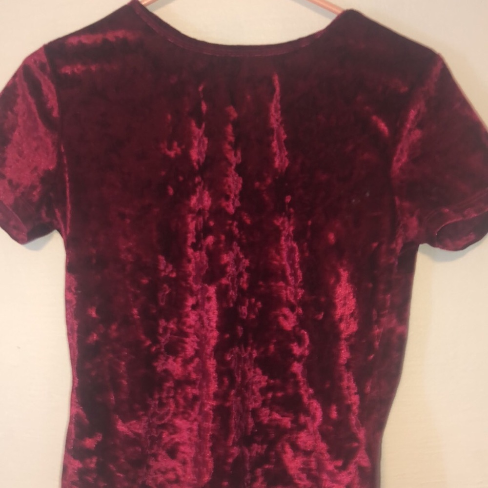 Red velvet Shirt
